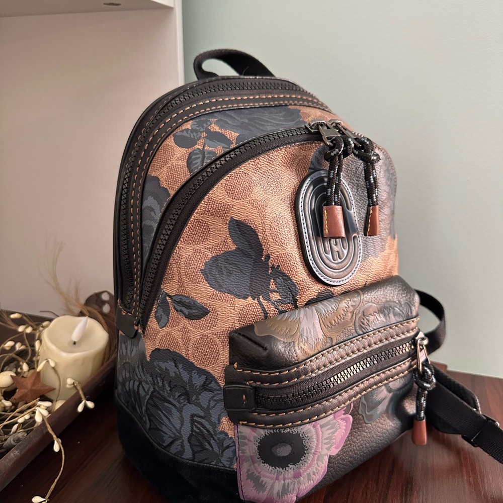 Coach Kaffe Fassett Signature Academy Backpack - Picture 3 of 15